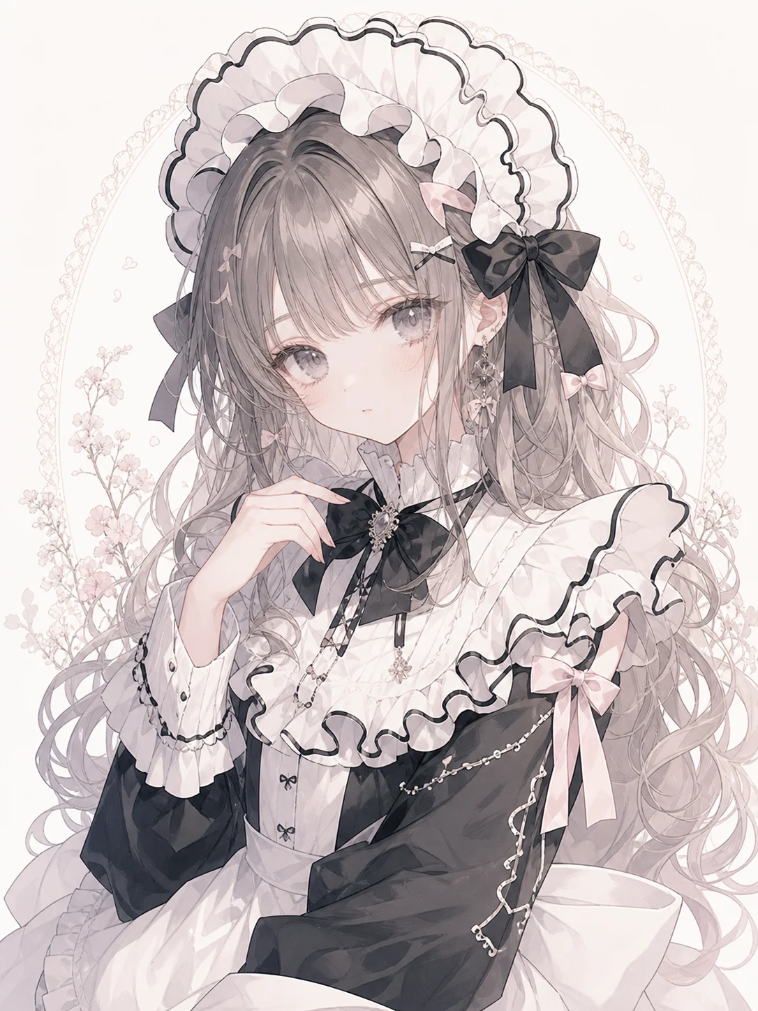 Chiffonxxのポートレートイラスト